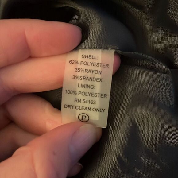 Calvin Klein size 14 gray suit jacket - Picture 4 of 4